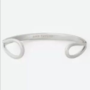 Ann Taylor Infinity Cuff Bracelet Silver 3” small